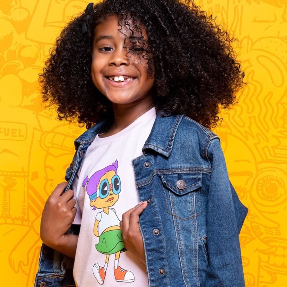 Hebru Brantley Lil Mama Flygirl T-Shirt